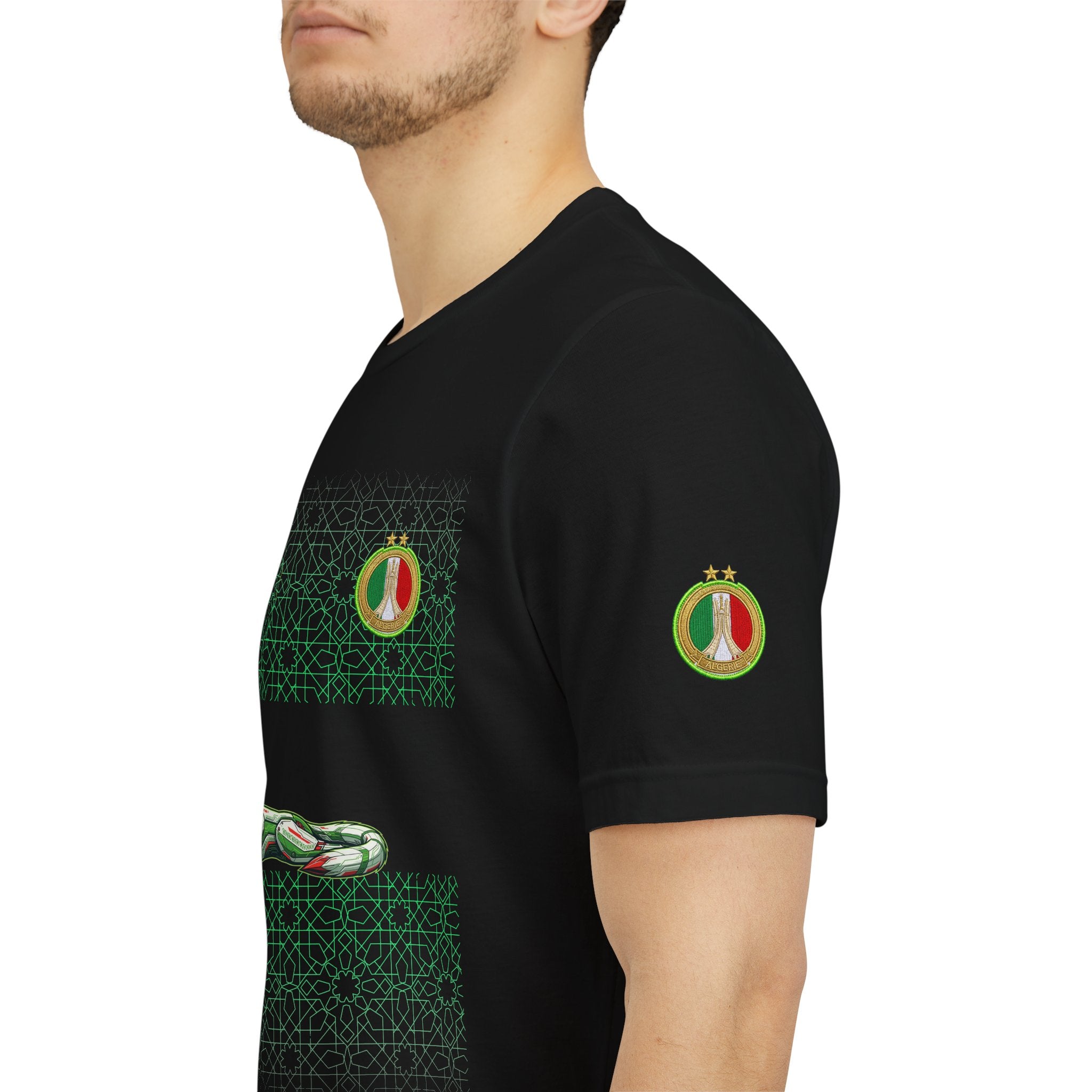 Maillot Jersey Algérie - Edition unlimited 2026 - Black - 100% coton certifié FLA