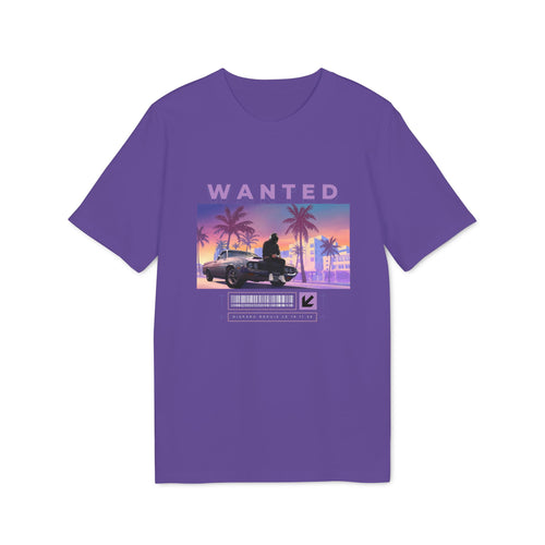 Copy of Copy of T-Shirt GTA Humour Wanted - Purple
