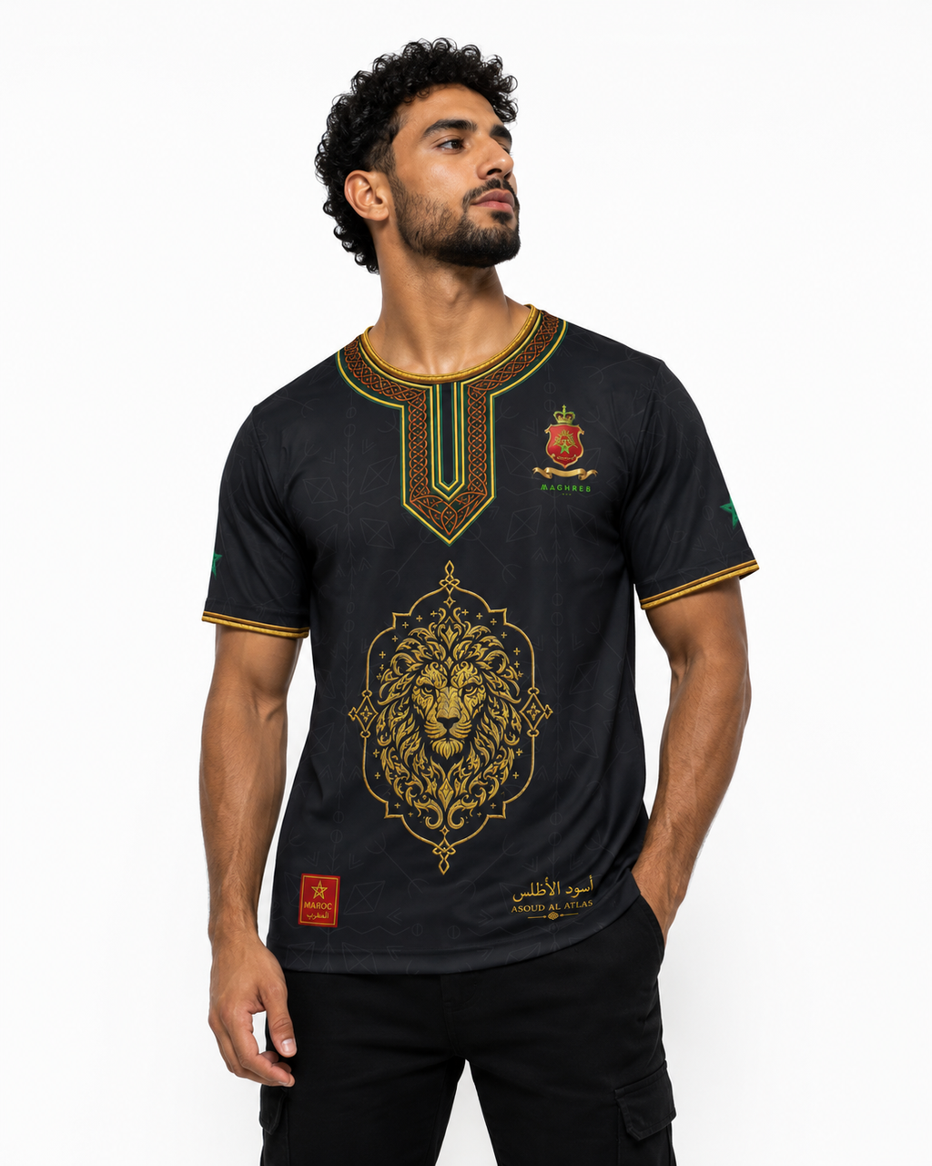 Maillot Maroc - Edition héritage 2026 (Noir)