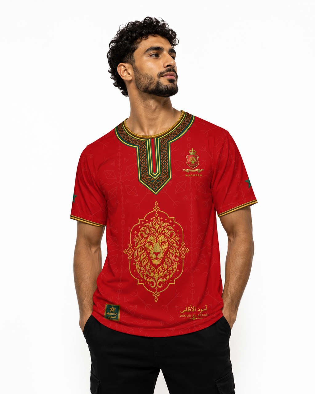 Maillot Maroc - Edition héritage 2026 (Rouge)