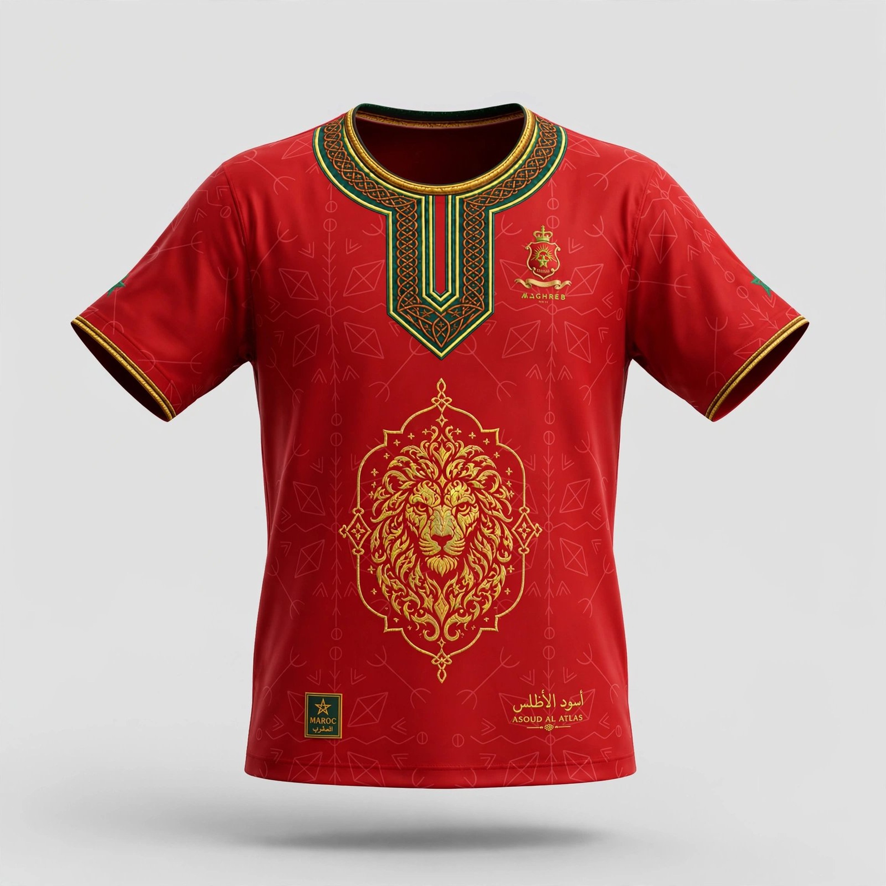 Maillot Maroc - Edition héritage 2026 (Rouge)