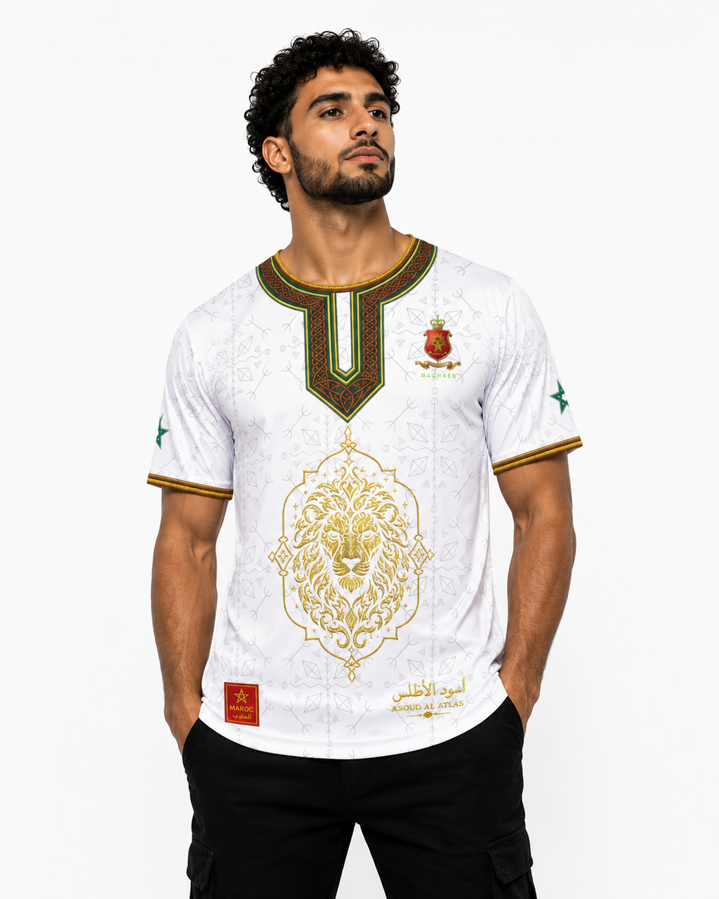 Maillot Maroc - Edition héritage 2026 (Blanc)
