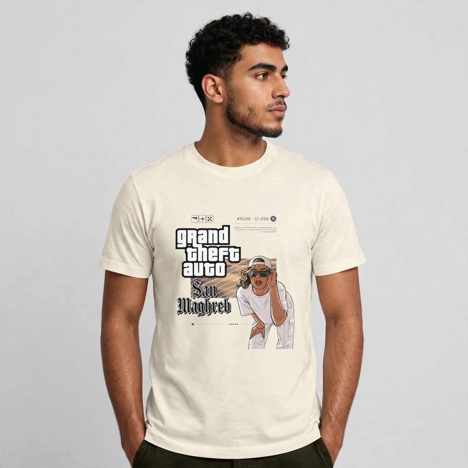 T-Shirt GTA San Maghreb - Beige
