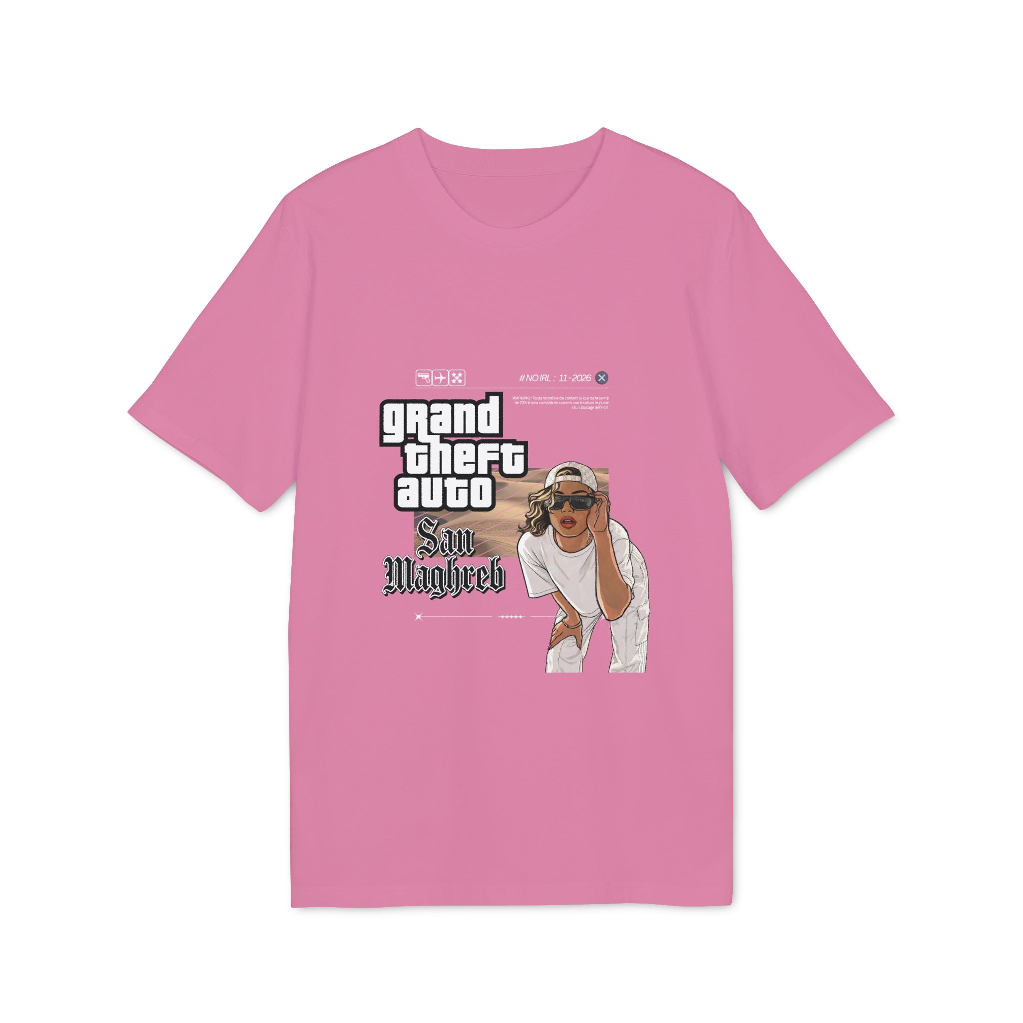 T-Shirt GTA San Maghreb - Pink