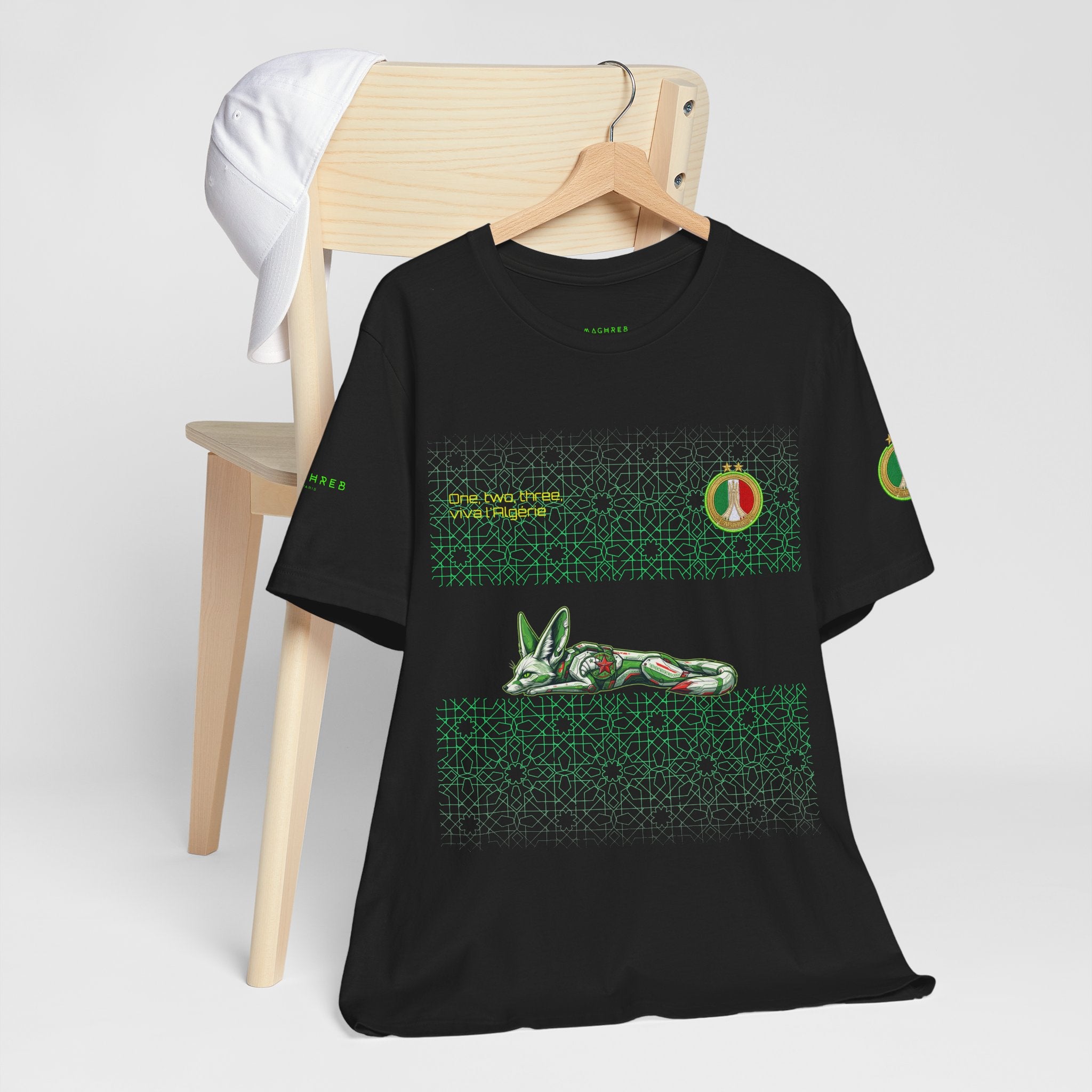 Maillot Jersey Algérie - Edition unlimited 2026 - Black - 100% coton certifié FLA
